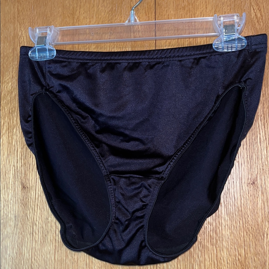 Vintage Vanity Fair Heavy Satin Second Skin Nylon Panties Hi Cut Brief 8 Xl